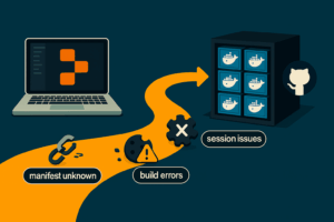 Replit-to-Docker deployment path with build and session errors